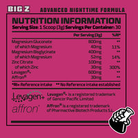 Thumbnail for Beast Pharm BIG Z Powder Advanced Nighttime Formula