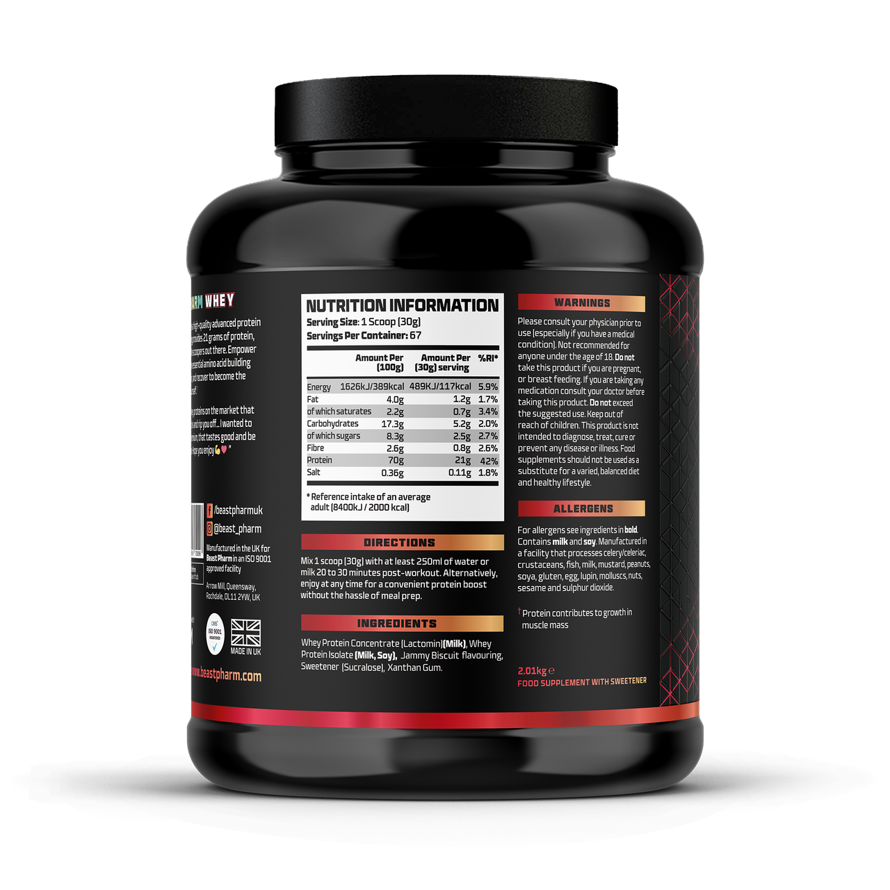 WHEY Premium Protein Complex 2.01kg