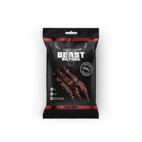 Thumbnail for BEAST Biltong - 24g Protein Per bag! 100% Grass Fed Beef - 10 pack